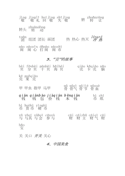 2018部编版二年级语文下册生字拼音组词.docx