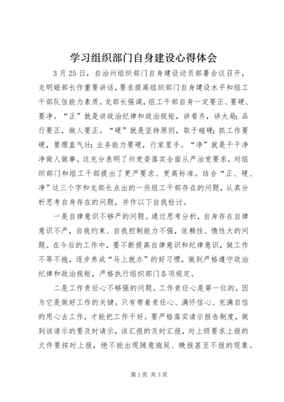 学习组织部门自身建设心得体会.docx