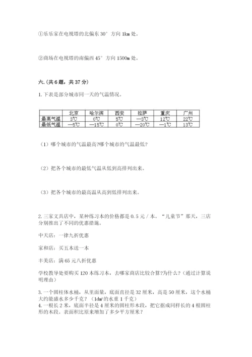小学六年级升初中模拟试卷附参考答案【综合题】.docx