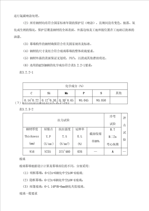 堰湖山庄幕墙施工方案