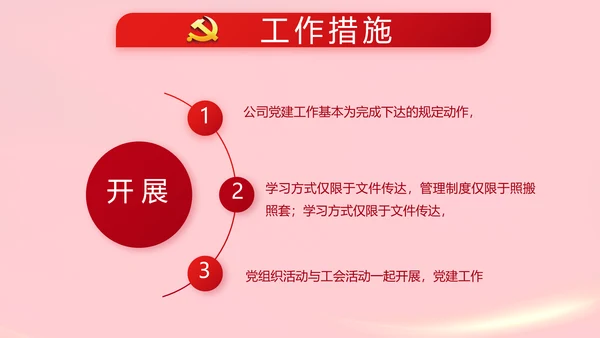 红色党支部党员代表大会工作总结PPT