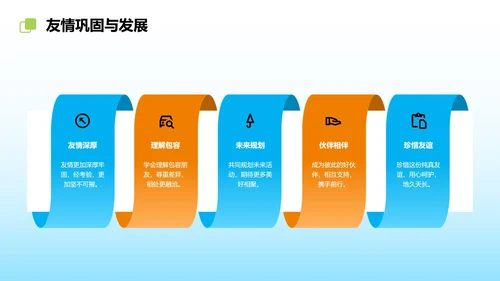 彩色插画卡通我的暑假生活规划PPT模板