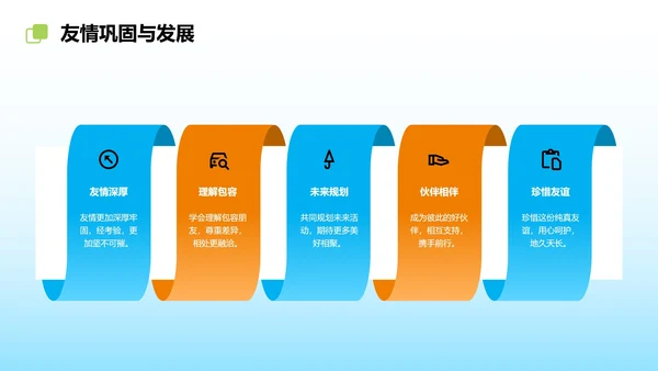 彩色插画卡通我的暑假生活规划PPT模板