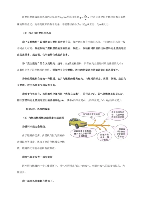 2023年人教版九年级内能的应用知识点全面总结.docx