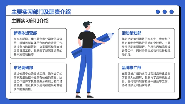 大学生实习总结社会实践报告参考PPT模板