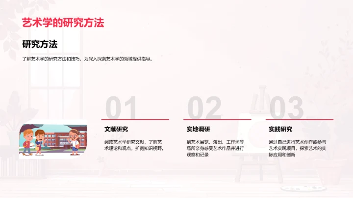 艺术学教学讲解PPT模板