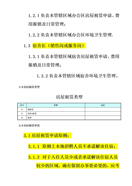 房屋租赁管理制度