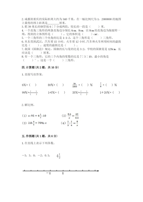 人教版六年级下册数学期末测试卷【各地真题】.docx