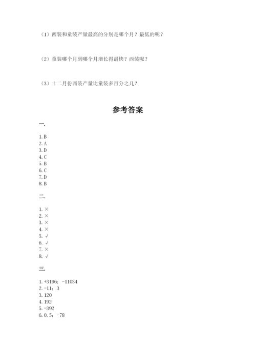 苏教版数学六年级下册试题期末模拟检测卷附答案【完整版】.docx