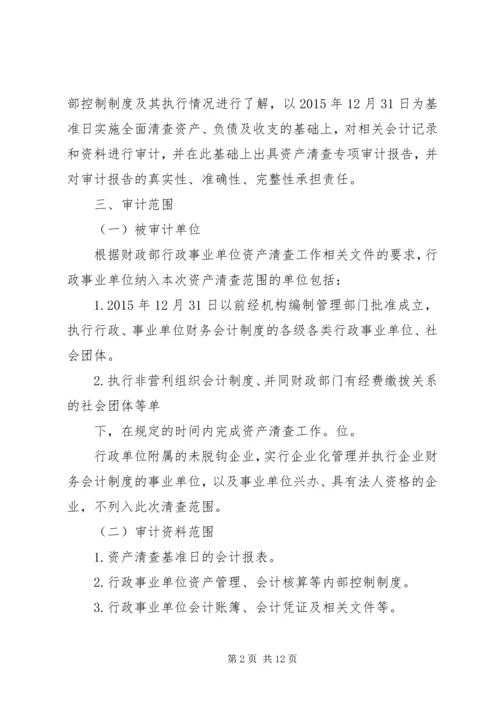 资产清查工作审计方案 (2).docx