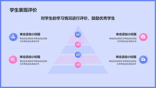 蓝色插画风小学科学教学公开课互动课件PPT模板