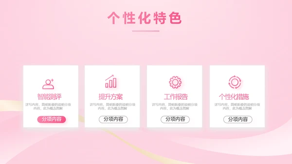 气质粉色工作总结汇报商务PPT