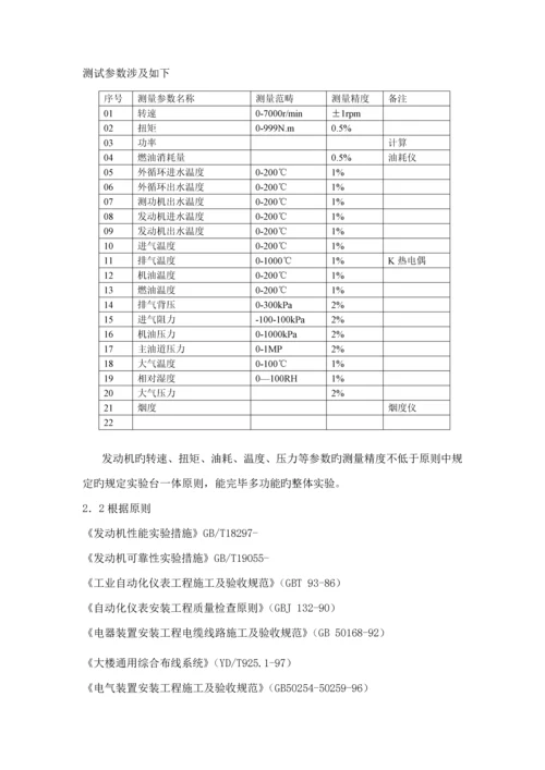 发动机试验台架专题方案DOC.docx