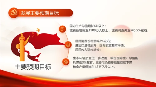 红色党建党支部年终工作总结PPT党课