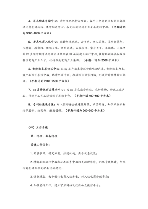 电子商务产业园建设专项方案.docx