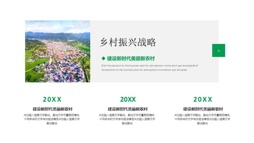 建设新时代美丽新农村通用PPT模板