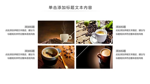 西餐厅咖啡产品介绍下午茶咖啡厅PPT模板