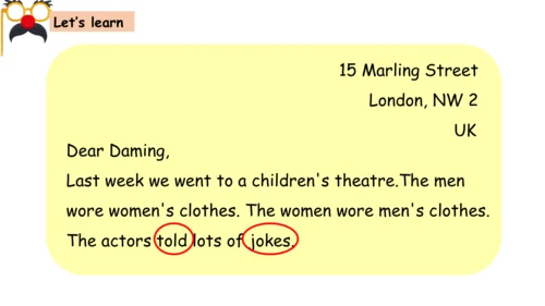 Module 9 Unit 1 We laughed a lot 课件(共40张PPT)