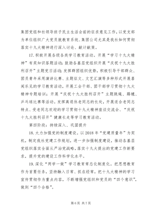 人民教育出版社学习宣传贯彻党的十九大精神工作方案.docx