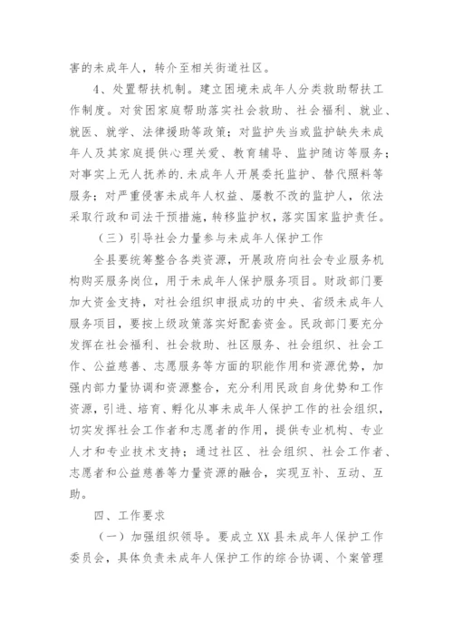 未成年人保护调研方案.docx