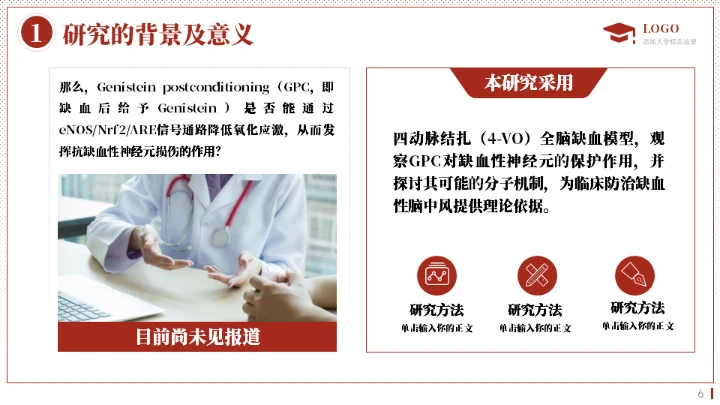 临床医学硕士答辩通用PPT模板