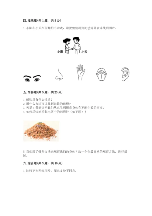教科版小学科学二年级下册 期末测试卷及参考答案【预热题】.docx