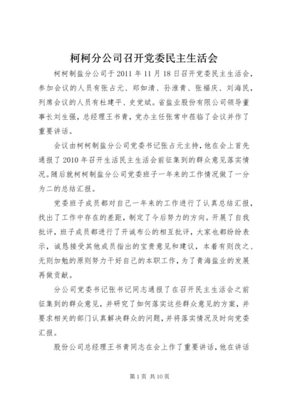 柯柯分公司召开党委民主生活会_1.docx