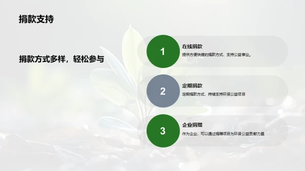 环保行动，公益先行