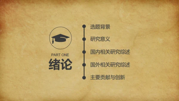 泛黄的牛皮纸背景论文答辩通用PPT免费模板