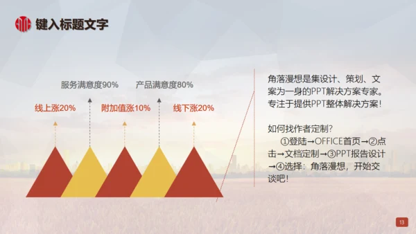 赚动大未来投资财富之门通用PPT模板