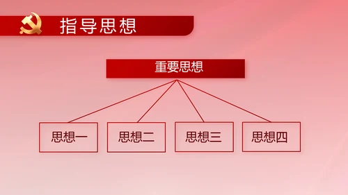 红色大气党建党支部年终工作总结PPT