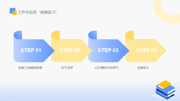 蓝色插画风通用企业培训PPT模板