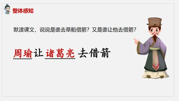 《草船借箭》中学语文课件通用PPT模板