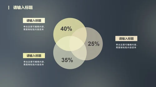 蓝黄渐变几何线条总结汇报PPT模板