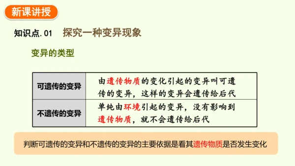 7.2.5生物的变异-八年级生物人教版下学期同步精品课件(共34张PPT)