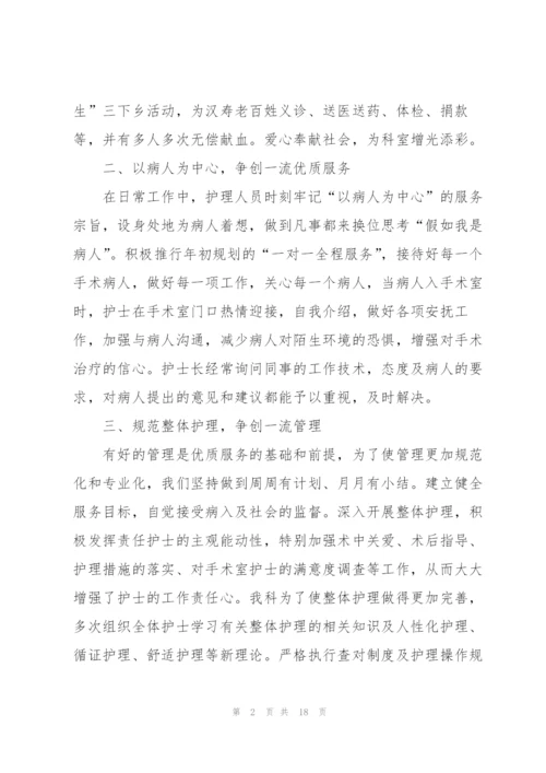 护士个人的述职报告.docx