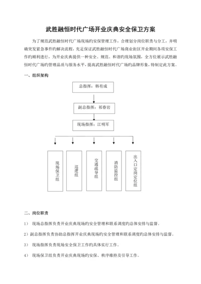 大型广场开业庆典安全保卫方案.docx
