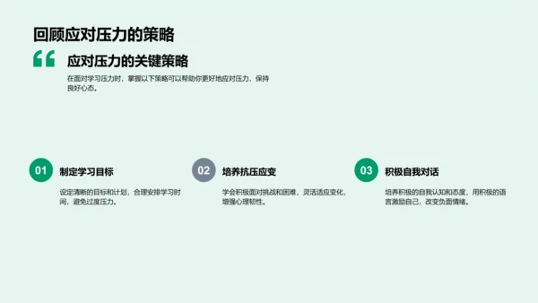 学习压力解析报告PPT模板