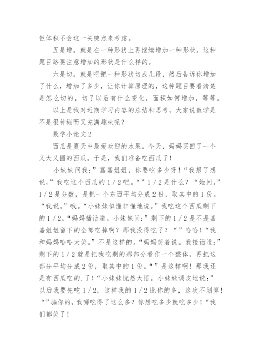 数学小论文精编.docx
