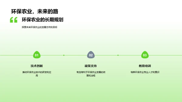 农业环保新篇章