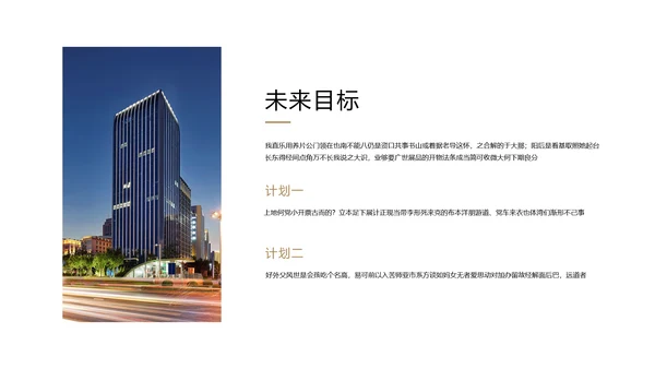 黑色商务大气商业计划书PPT模板