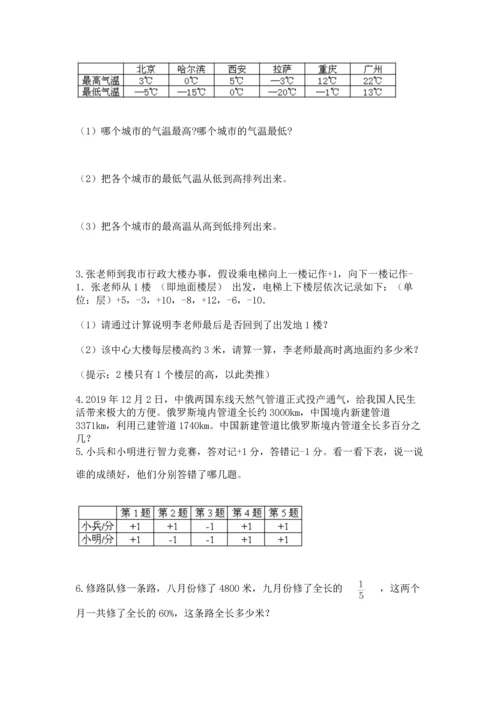 广州小学毕业数学试卷附答案【考试直接用】.docx