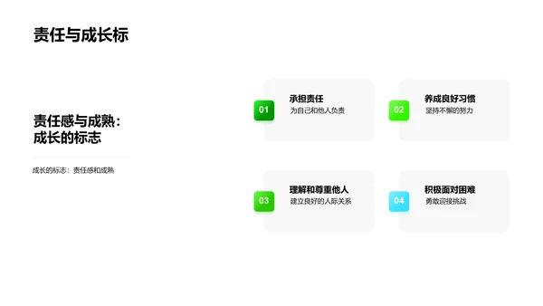 六年级毕业感言PPT模板