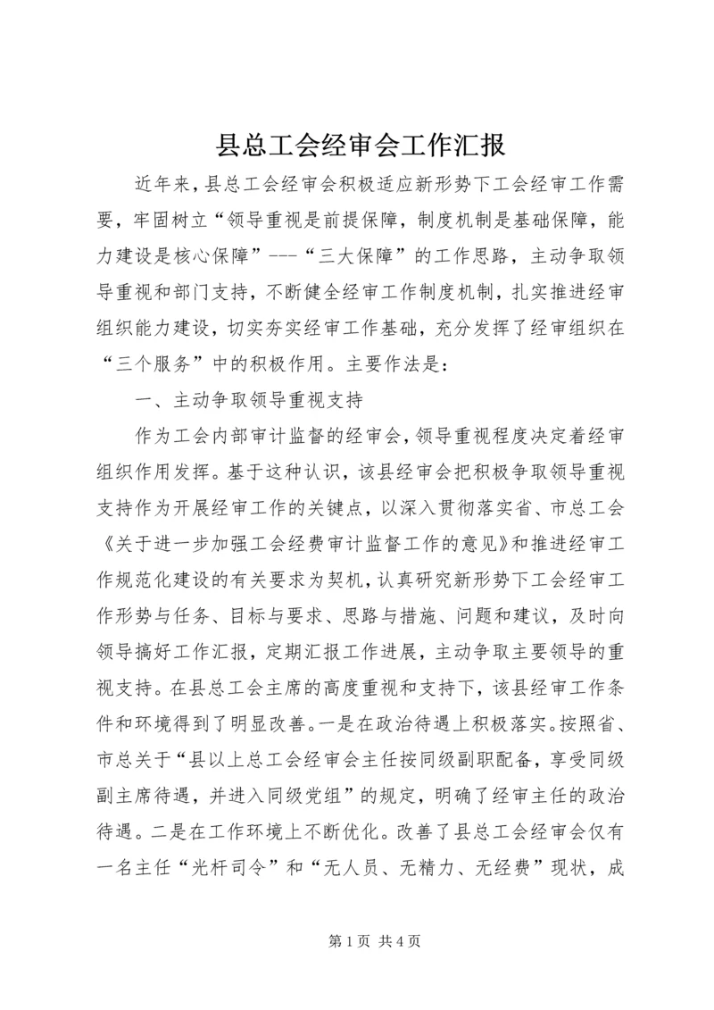 县总工会经审会工作汇报 (2).docx