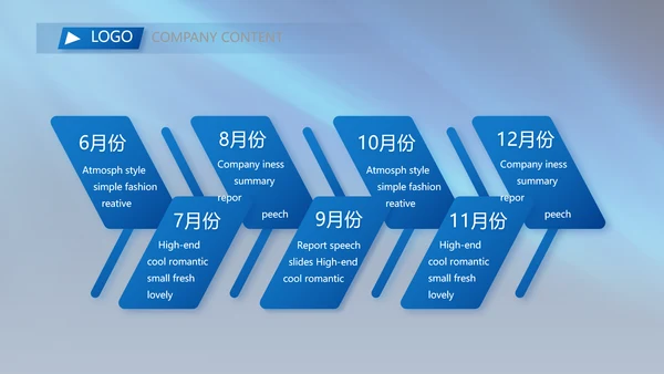 蓝色背景热烈欢迎上级领导莅临指导动态PPT