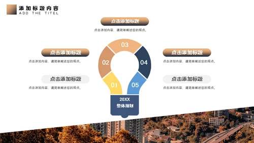 商务都市企业汇报通用PPT模板