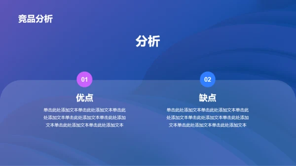 蓝紫简约产品经理岗位竞聘PPT