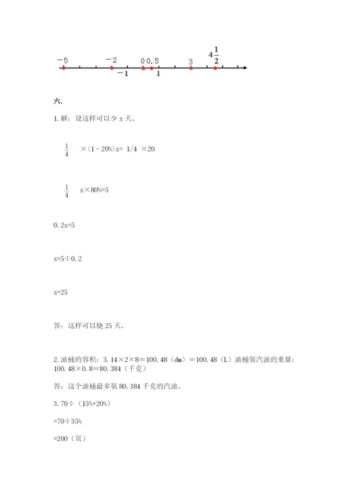 北京版数学小升初模拟试卷推荐.docx