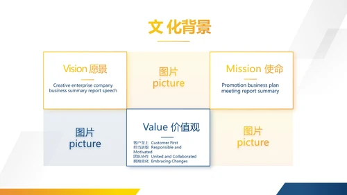 蓝色大气企业公司宣传简介动态PPT模板