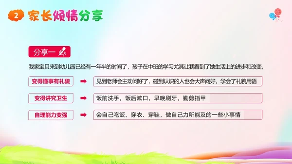-学年幼儿园期末家长会PPT课件